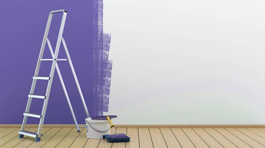 Lavoro artigianale di tinteggiatura